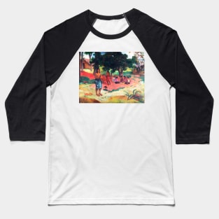 Whispered Words (1892) by Paul Gauguin Baseball T-Shirt